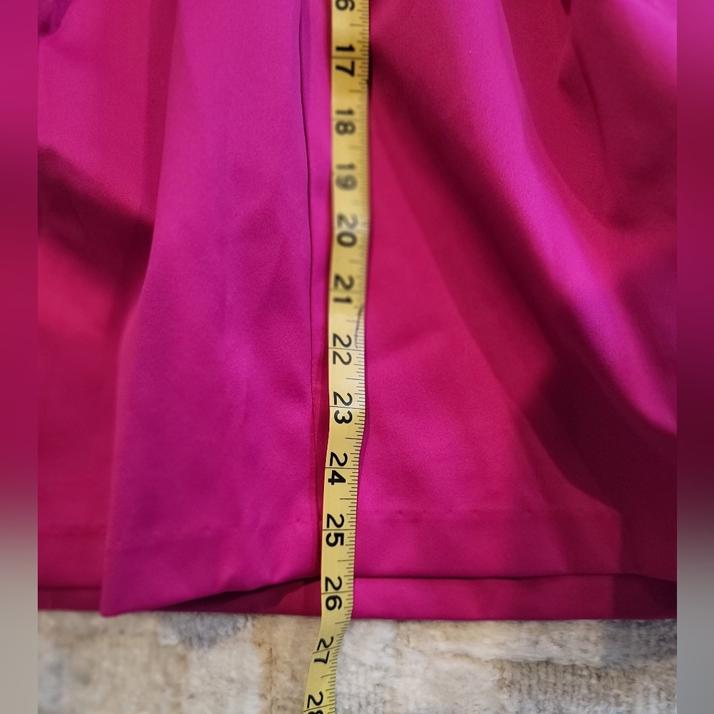 NWT SAM EDELMAN Strapless Structured Mini Dress Pink Y2K Size 10 - Picture 11 of 11